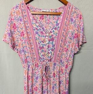 Floral Bohemian Maxi Dress